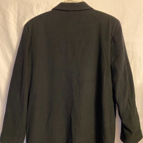 Women's Collectibles Wool Jacket Size 14 Black - Picture 2 of 7